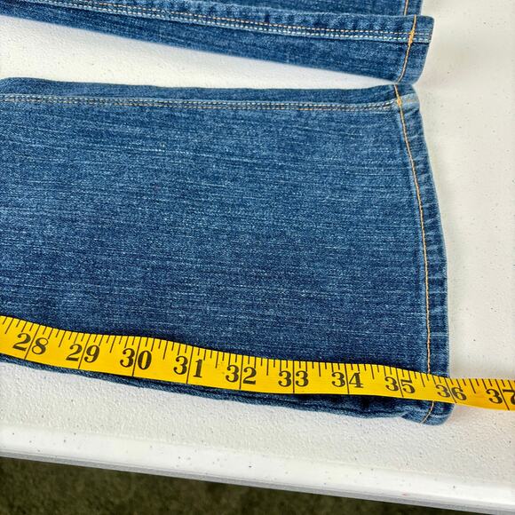 Levi's Skinny Flare Jeans Size 14 - Length From Waist 36" - Picture 6 of 9